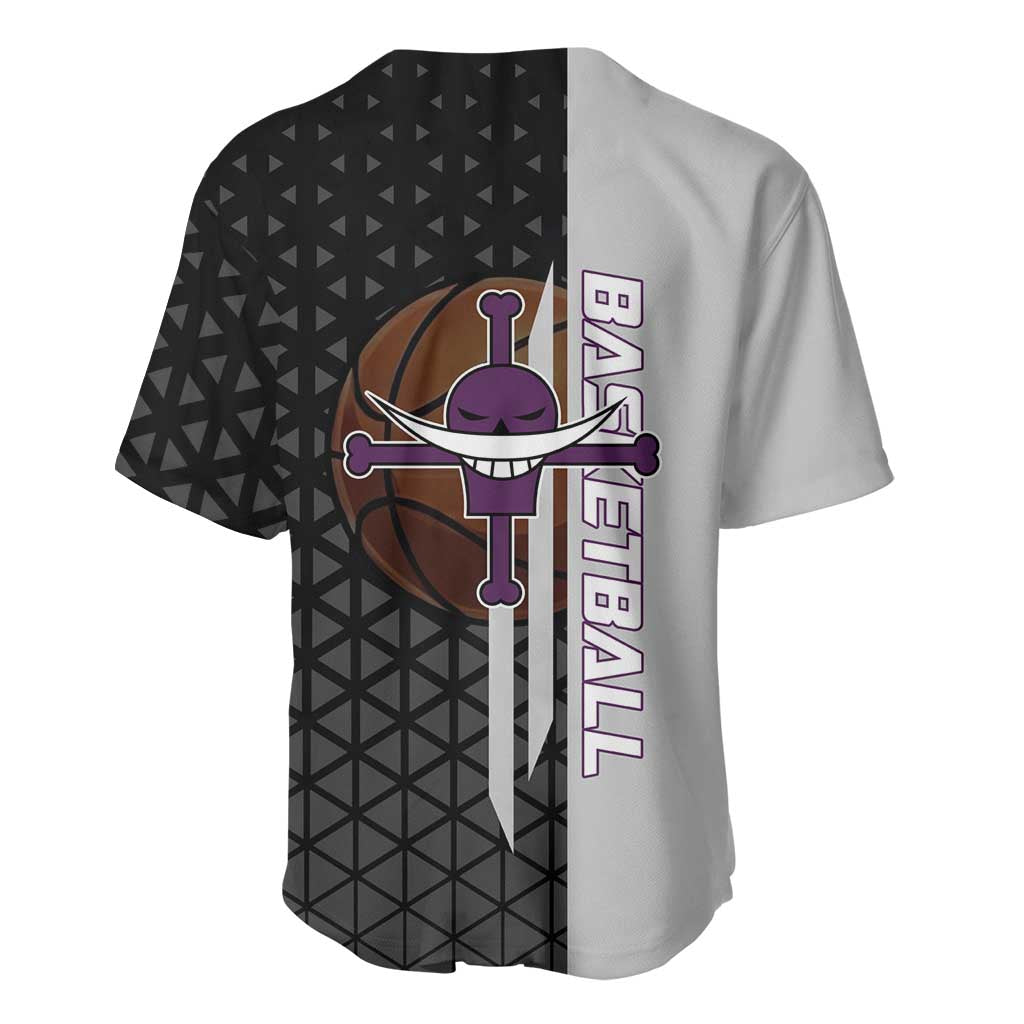 Whitebeard Newgate Crossed Moustache Emblem Baseball Jersey Whitebeard Newgate Crossed Moustache Emblem Baseball Jersey