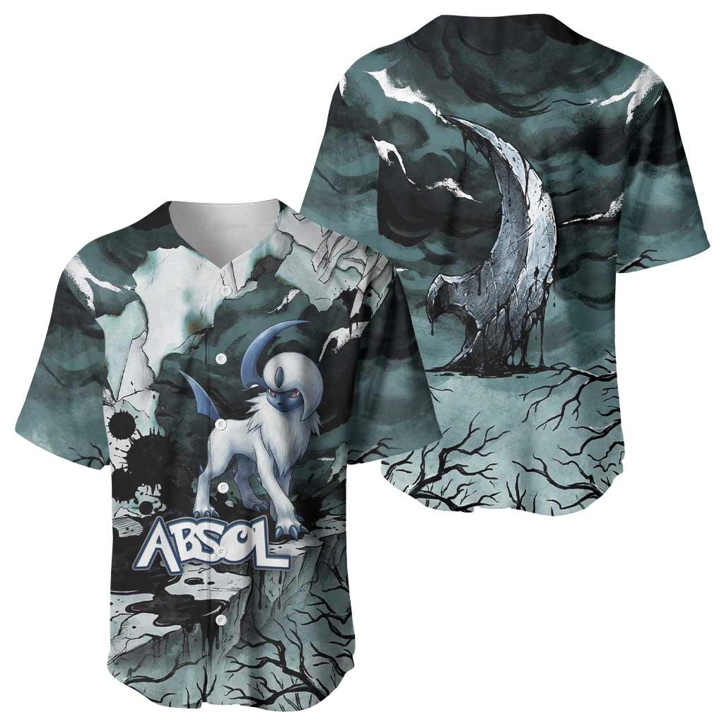 Absol Gothic Apocalypse Ink Baseball Jersey Absol Gothic Apocalypse Ink Baseball Jersey