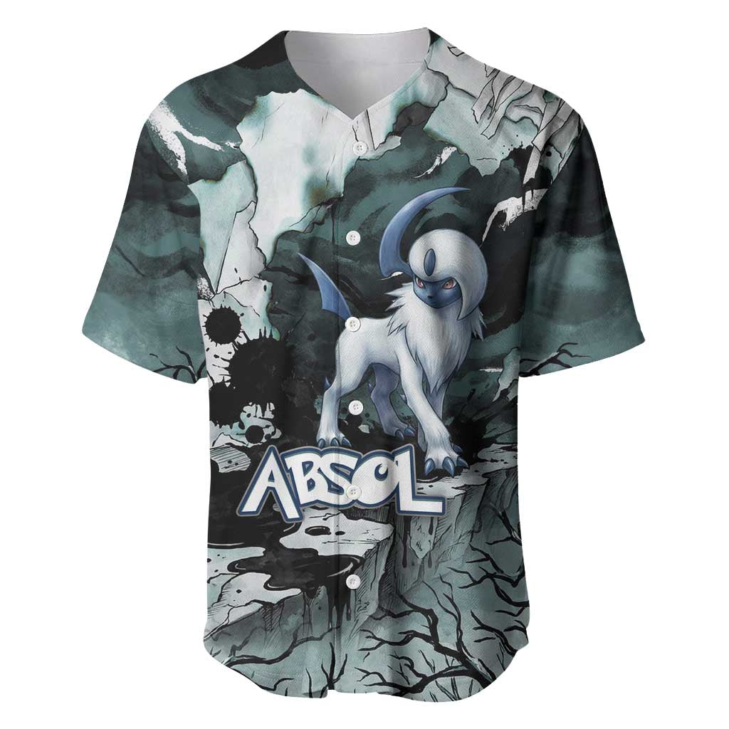 Absol Gothic Apocalypse Ink Baseball Jersey Absol Gothic Apocalypse Ink Baseball Jersey