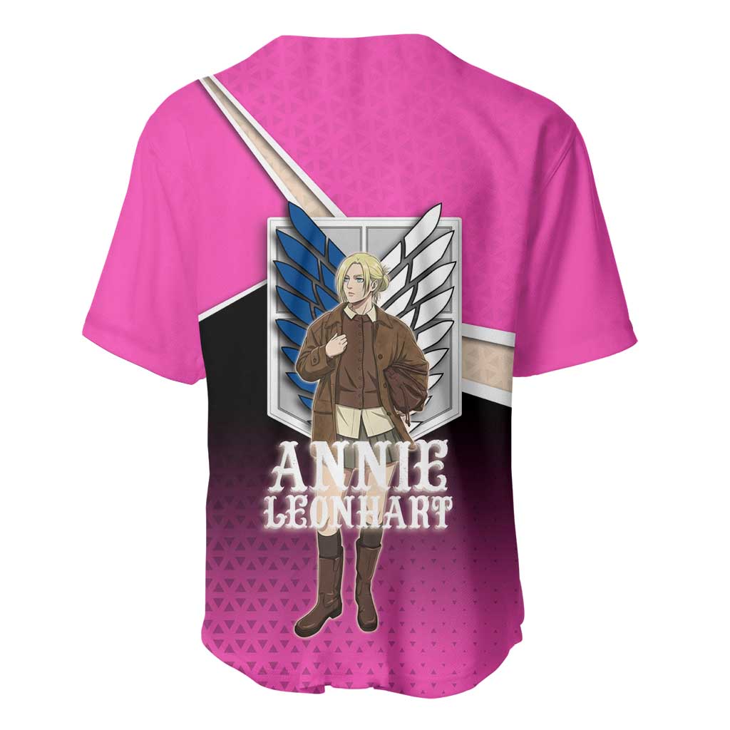 Annie Leonhart Preppy Streetwear Baseball Jersey Annie Leonhart Preppy Streetwear Baseball Jersey