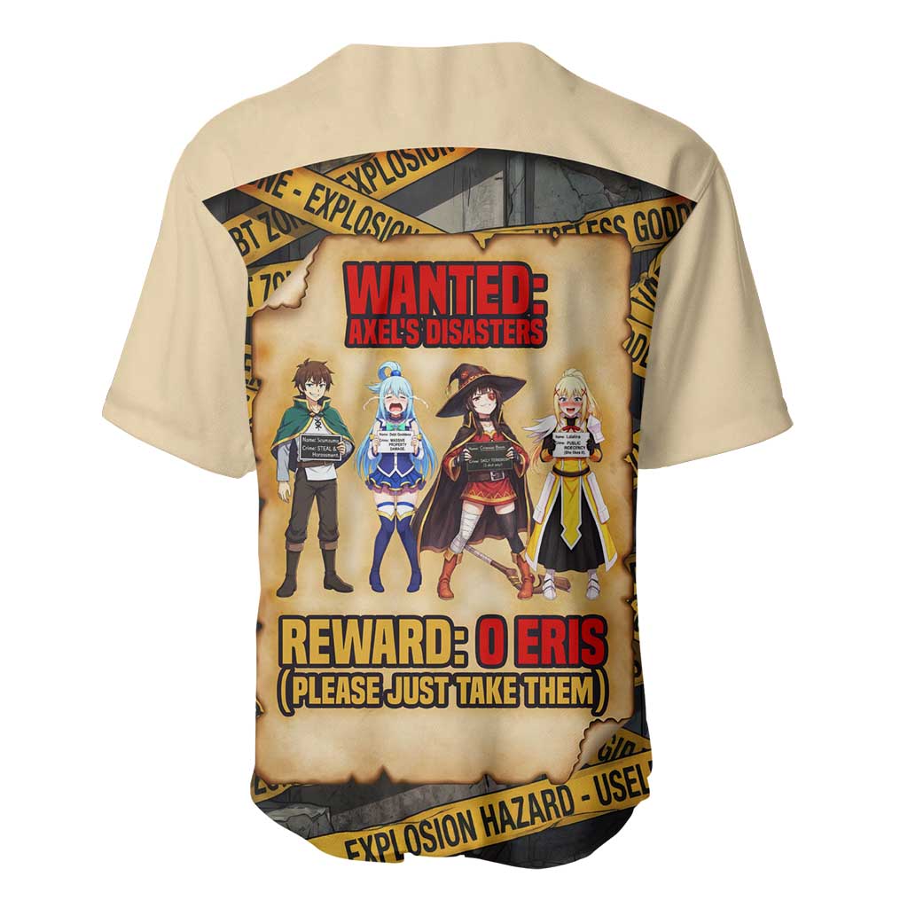 Axel Disasters Parody Baseball Jersey Axel Disasters Parody Baseball Jersey