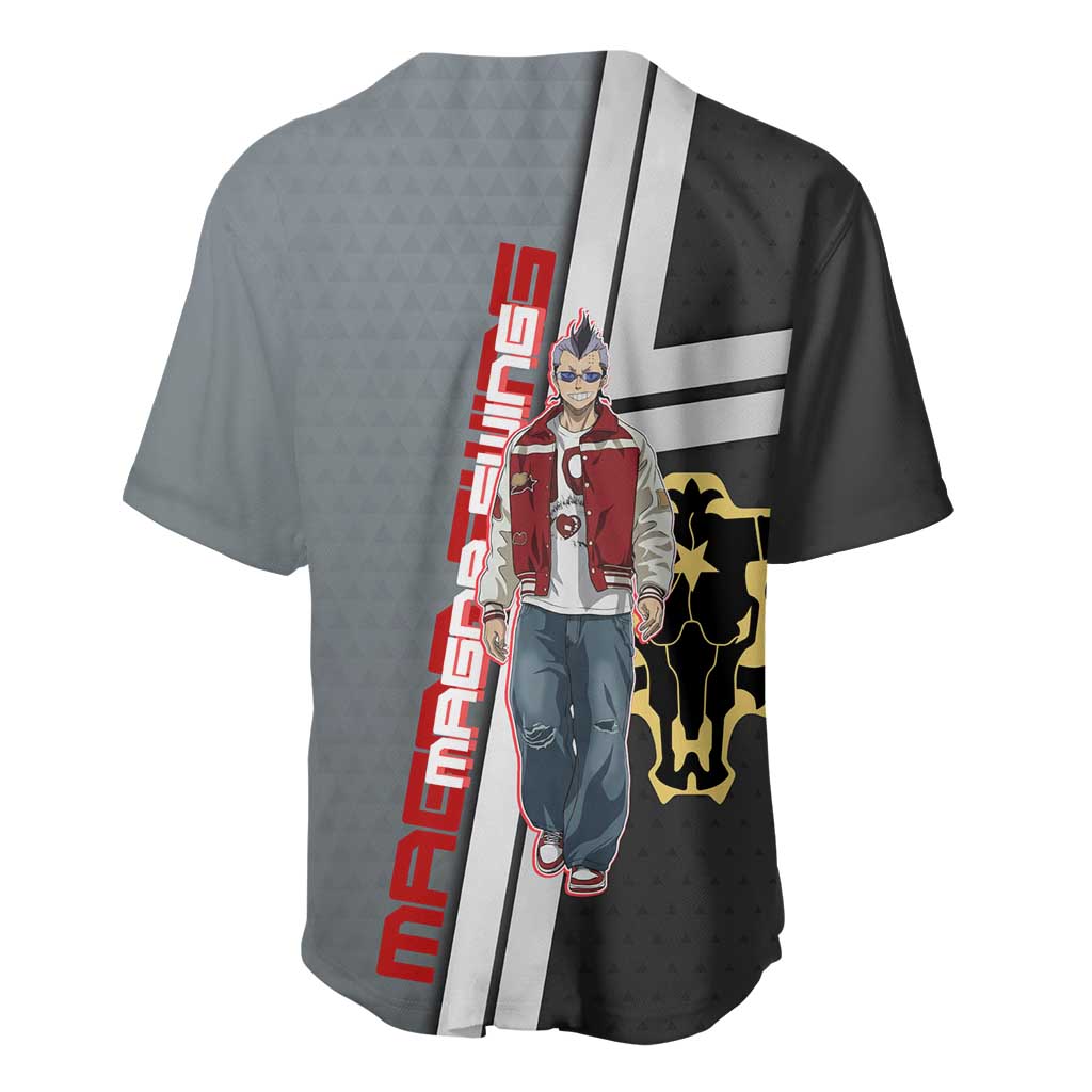 Black Clover Retro Street Baseball Jersey Black Clover Retro Street Baseball Jersey