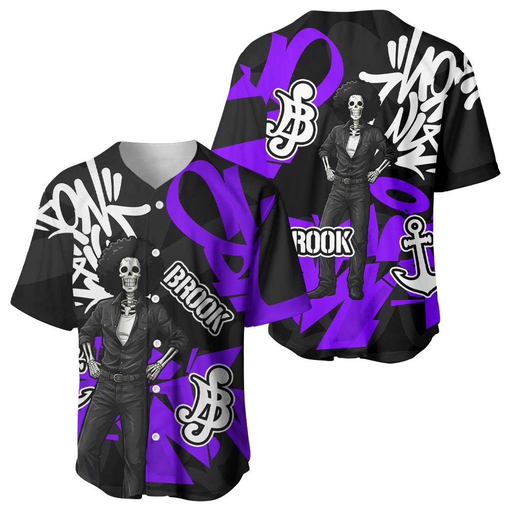 Brook Graffiti Street Baseball Jersey Brook Graffiti Street Baseball Jersey