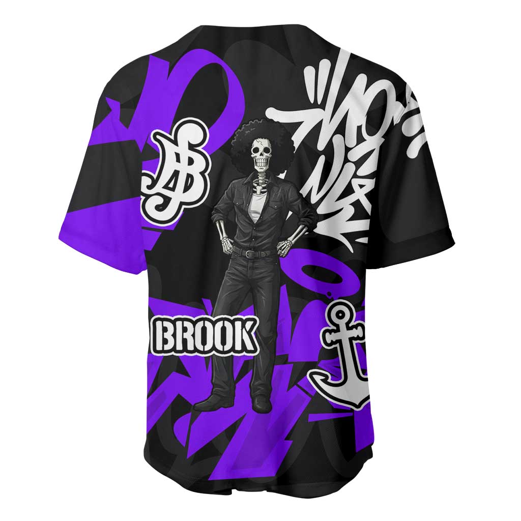 Brook Graffiti Street Baseball Jersey Brook Graffiti Street Baseball Jersey