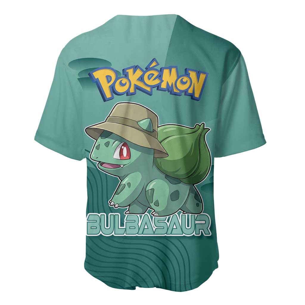 Bulbasaur Explorer Jungle Chibi Baseball Jersey Bulbasaur Explorer Jungle Chibi Baseball Jersey