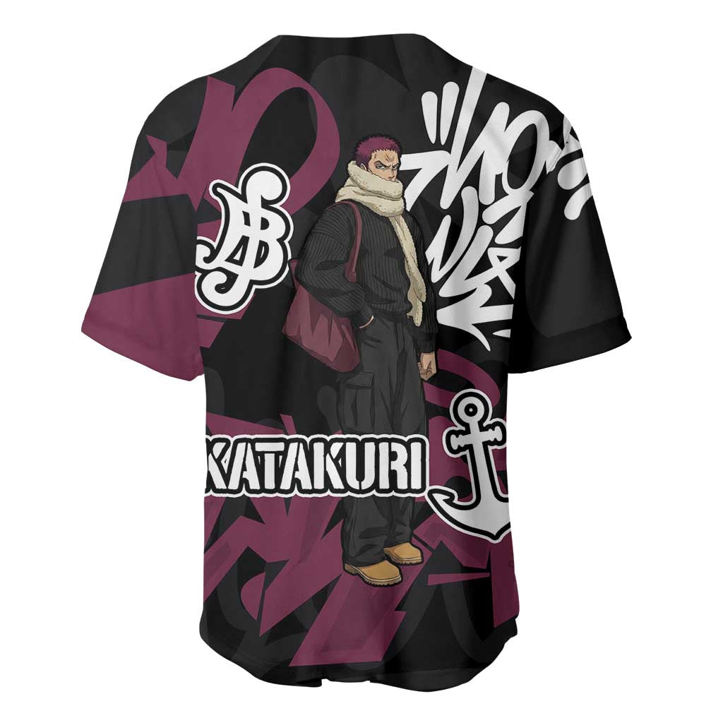 Charlotte Katakuri Graffiti Street Baseball Jersey Charlotte Katakuri Graffiti Street Baseball Jersey