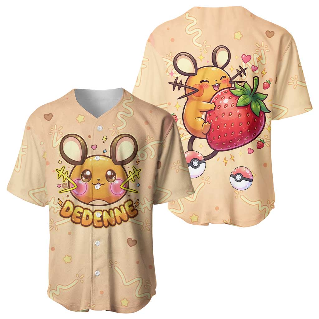Dedenne Sweet Electric Berry Baseball Jersey Dedenne Sweet Electric Berry Baseball Jersey