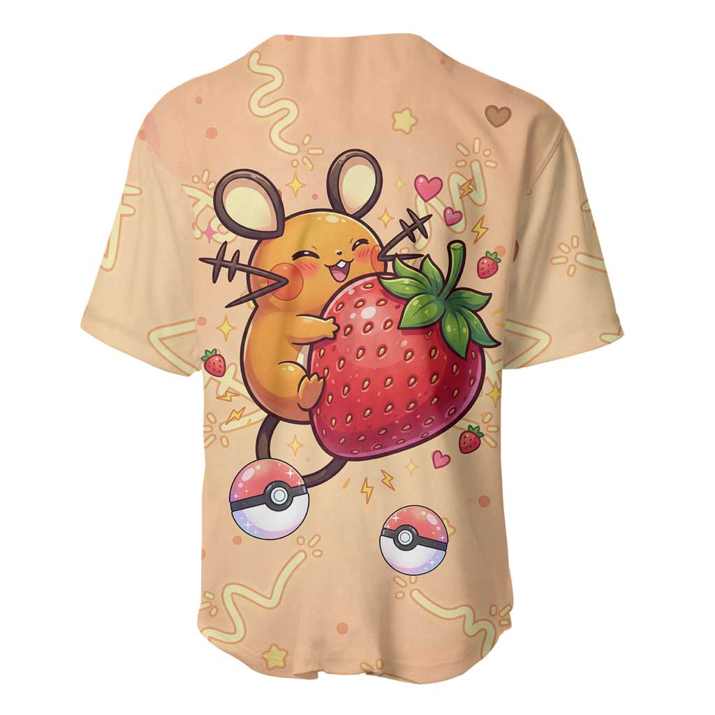 Dedenne Sweet Electric Berry Baseball Jersey Dedenne Sweet Electric Berry Baseball Jersey
