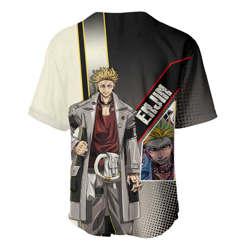 Enjin Crimson Grunge Baseball Jersey Enjin Crimson Grunge Baseball Jersey
