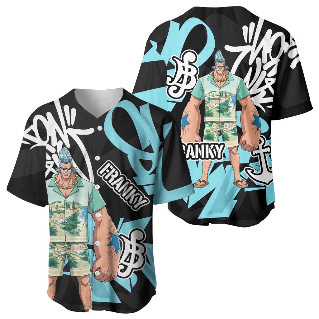 Franky Graffiti Street Baseball Jersey Franky Graffiti Street Baseball Jersey
