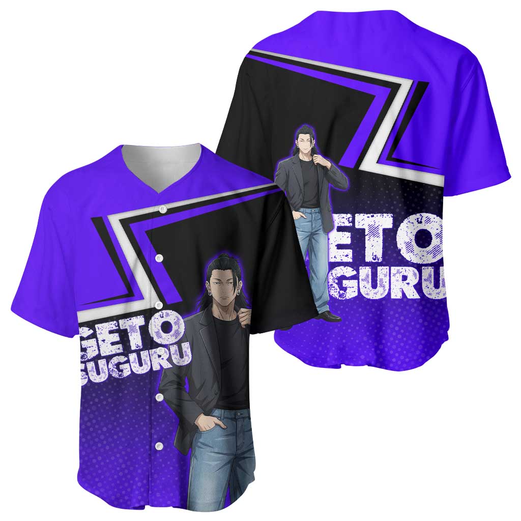 Geto Suguru Jujutsu Kaisen Casual Baseball Jersey Geto Suguru Jujutsu Kaisen Casual Baseball Jersey