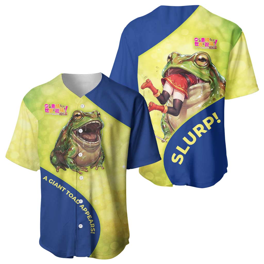 Giant Toad Comedic Fantasy Creature Baseball Jersey Giant Toad Comedic Fantasy Creature Baseball Jersey