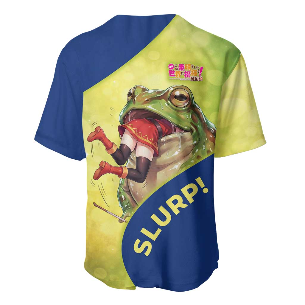 Giant Toad Comedic Fantasy Creature Baseball Jersey Giant Toad Comedic Fantasy Creature Baseball Jersey