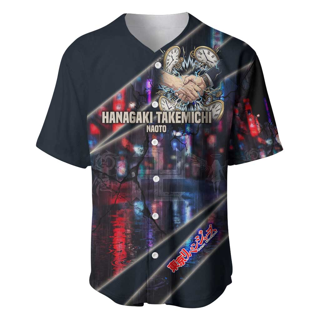 Hanagaki Takemichi Neon Time-travel Urban Baseball Jersey Hanagaki Takemichi Neon Time-travel Urban Baseball Jersey