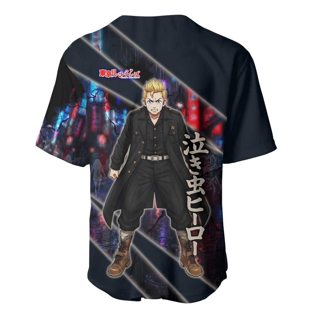Hanagaki Takemichi Neon Time-travel Urban Baseball Jersey Hanagaki Takemichi Neon Time-travel Urban Baseball Jersey