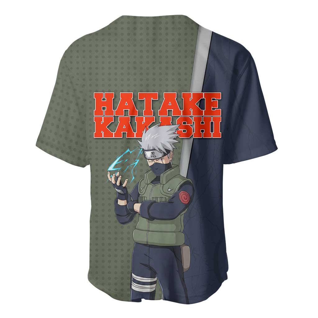 Hatake Kakashi Retro Grid Baseball Jersey Hatake Kakashi Retro Grid Baseball Jersey