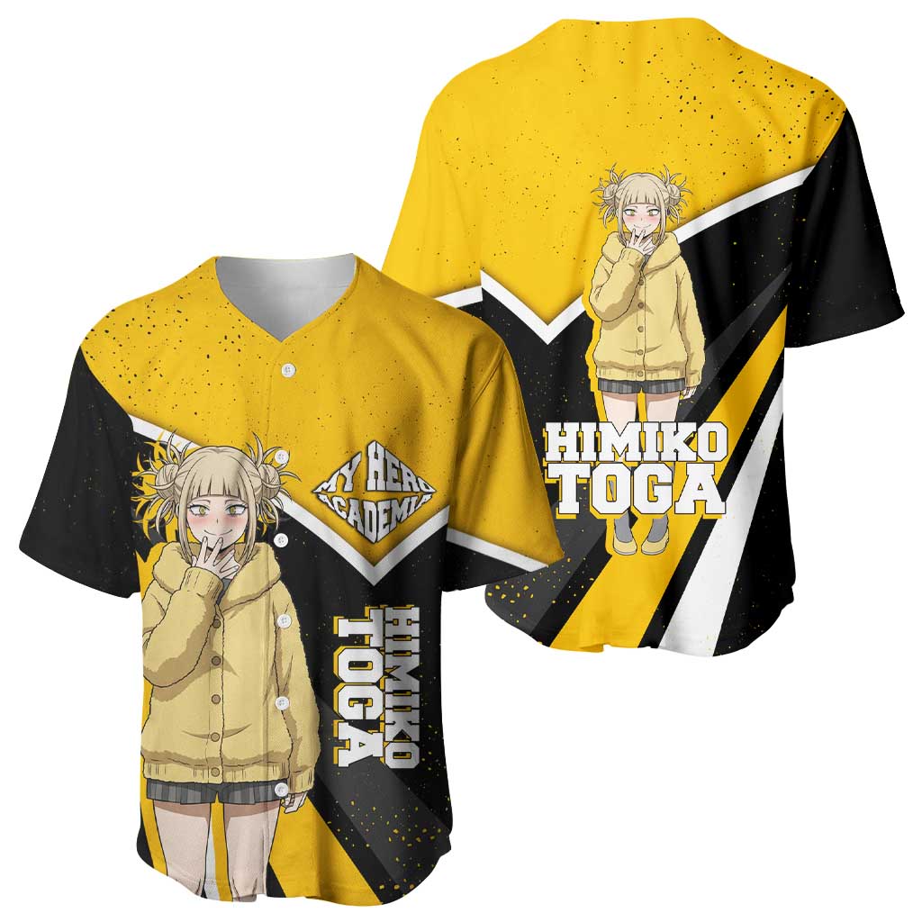 Himiko Toga Grunge Baseball Jersey Himiko Toga Grunge Baseball Jersey