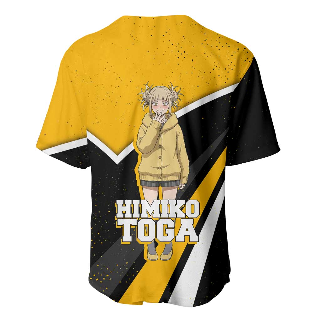 Himiko Toga Grunge Baseball Jersey Himiko Toga Grunge Baseball Jersey