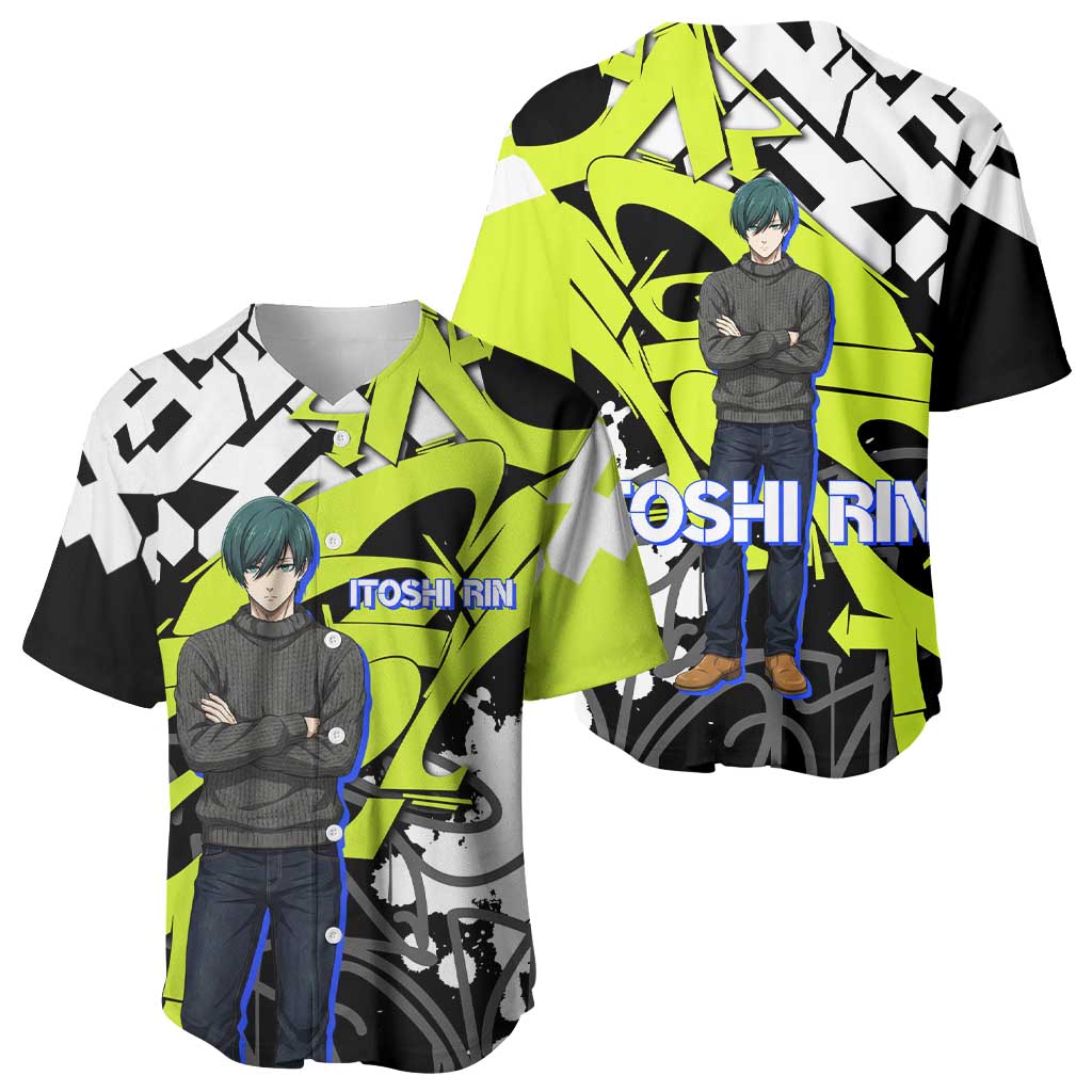 Itoshi Rin Urban Graffiti Street Baseball Jersey Itoshi Rin Urban Graffiti Street Baseball Jersey