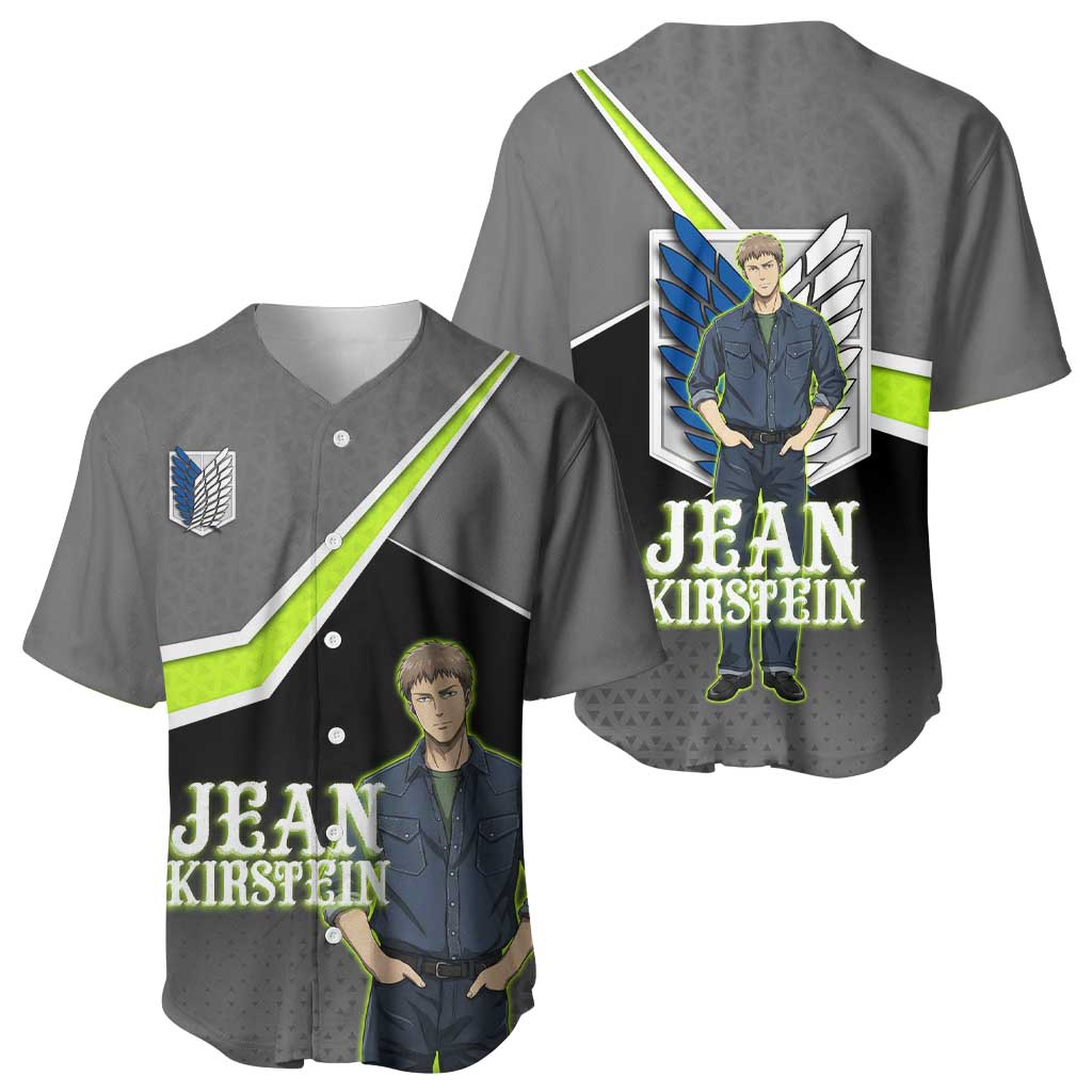 Jean Kirstein Denim Utility Baseball Jersey Jean Kirstein Denim Utility Baseball Jersey