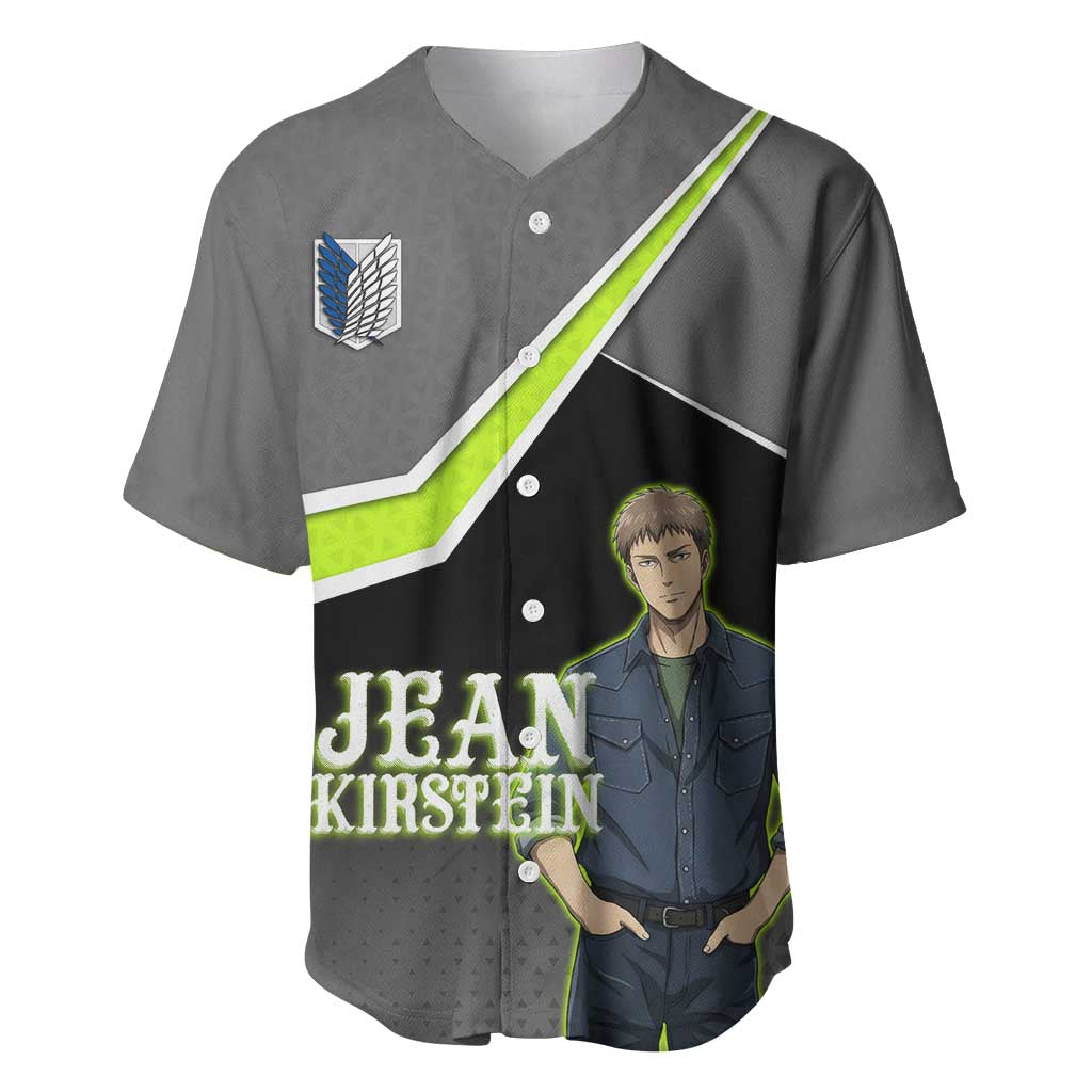 Jean Kirstein Denim Utility Baseball Jersey Jean Kirstein Denim Utility Baseball Jersey