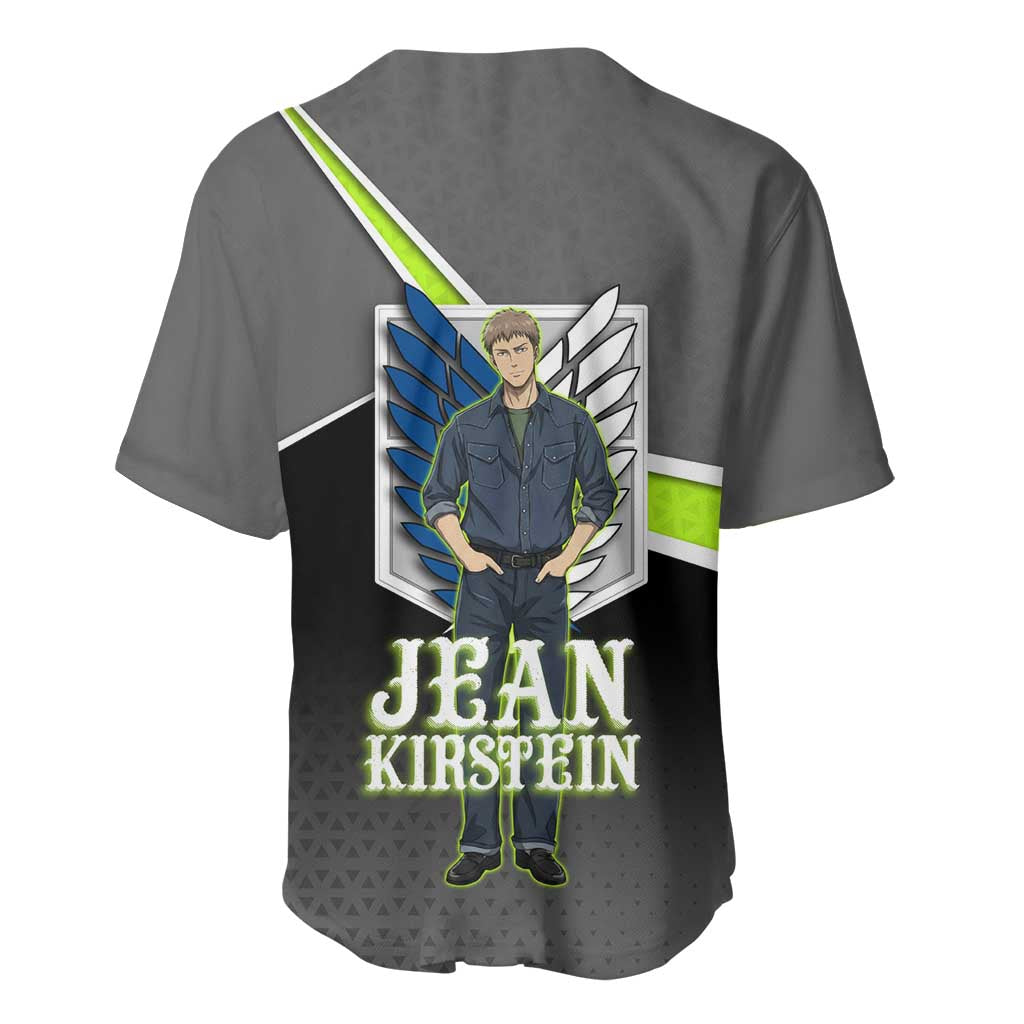 Jean Kirstein Denim Utility Baseball Jersey Jean Kirstein Denim Utility Baseball Jersey