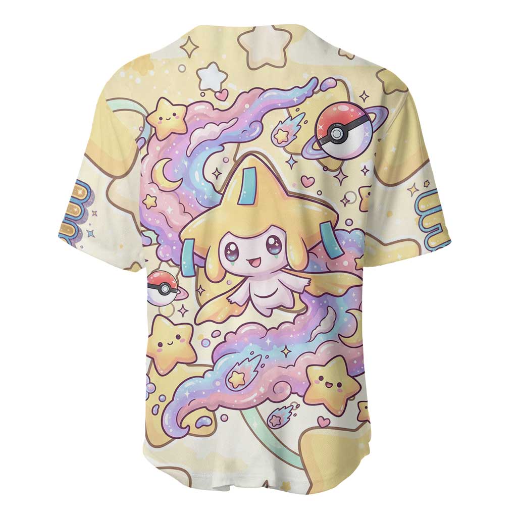 Jirachi Pastel Dreamy Starwish Baseball Jersey Jirachi Pastel Dreamy Starwish Baseball Jersey