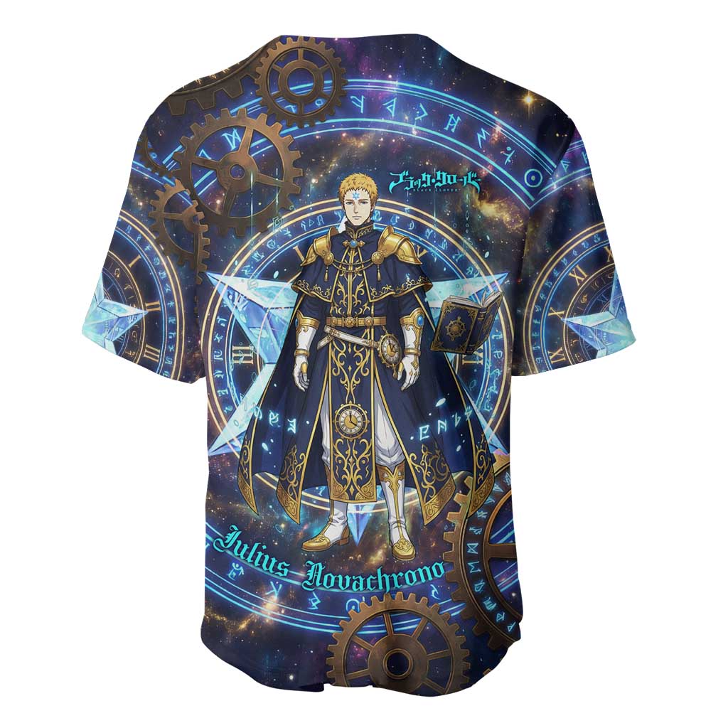 Julius Novachrono Cosmic Time Magic Baseball Jersey Julius Novachrono Cosmic Time Magic Baseball Jersey
