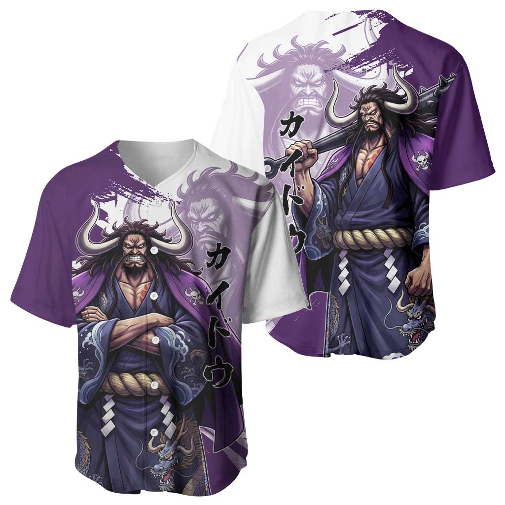 Kaido One Piece Oni Baseball Jersey Kaido One Piece Oni Baseball Jersey