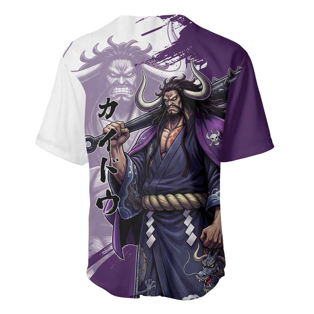 Kaido One Piece Oni Baseball Jersey Kaido One Piece Oni Baseball Jersey