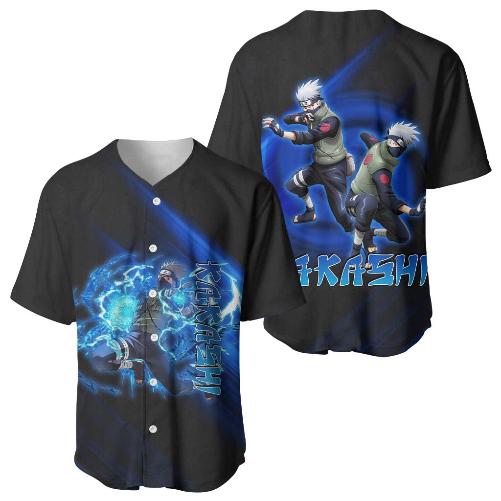 Kakashi Hatake Electric Surge Motion Baseball Jersey Kakashi Hatake Electric Surge Motion Baseball Jersey