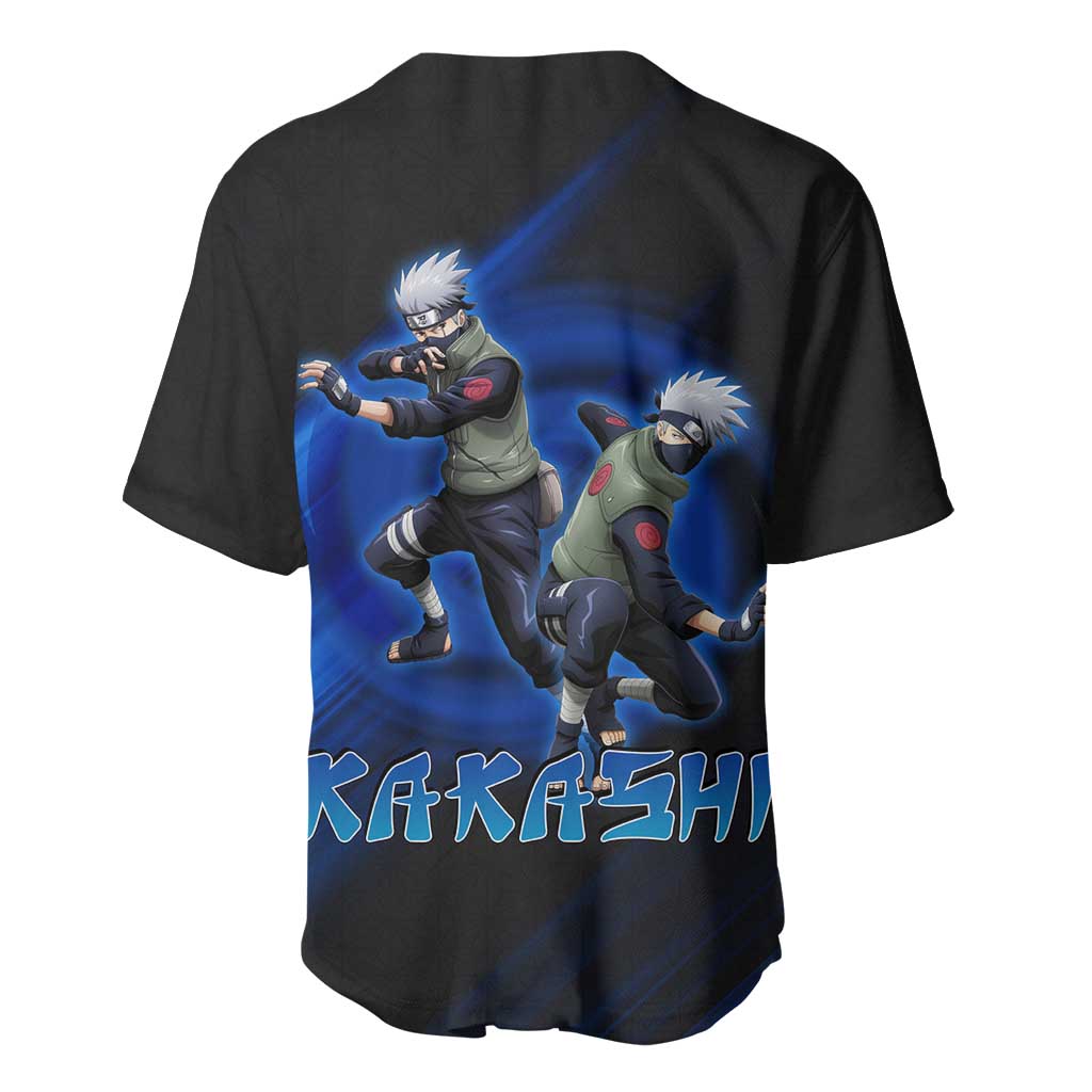 Kakashi Hatake Electric Surge Motion Baseball Jersey Kakashi Hatake Electric Surge Motion Baseball Jersey