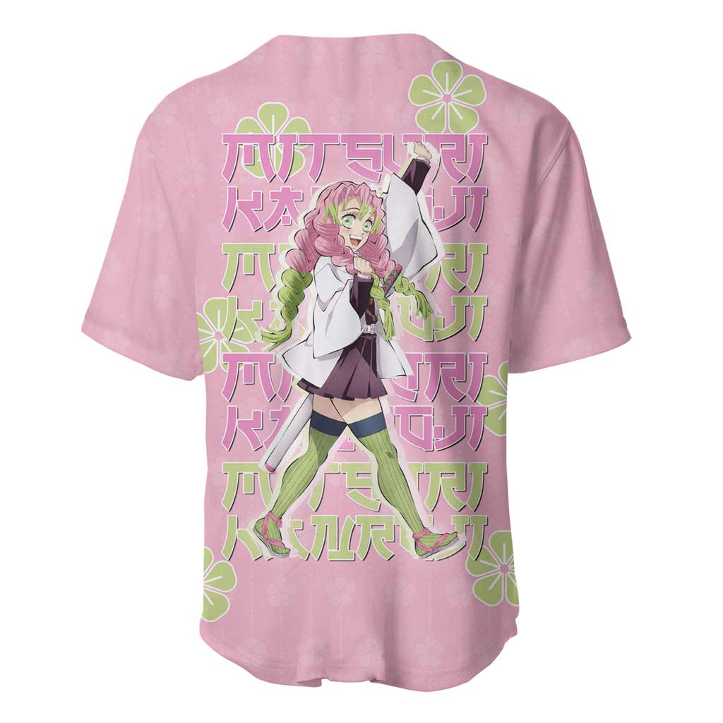 Kanroji Mitsuri Pastel Blossom Lovecore Baseball Jersey Kanroji Mitsuri Pastel Blossom Lovecore Baseball Jersey