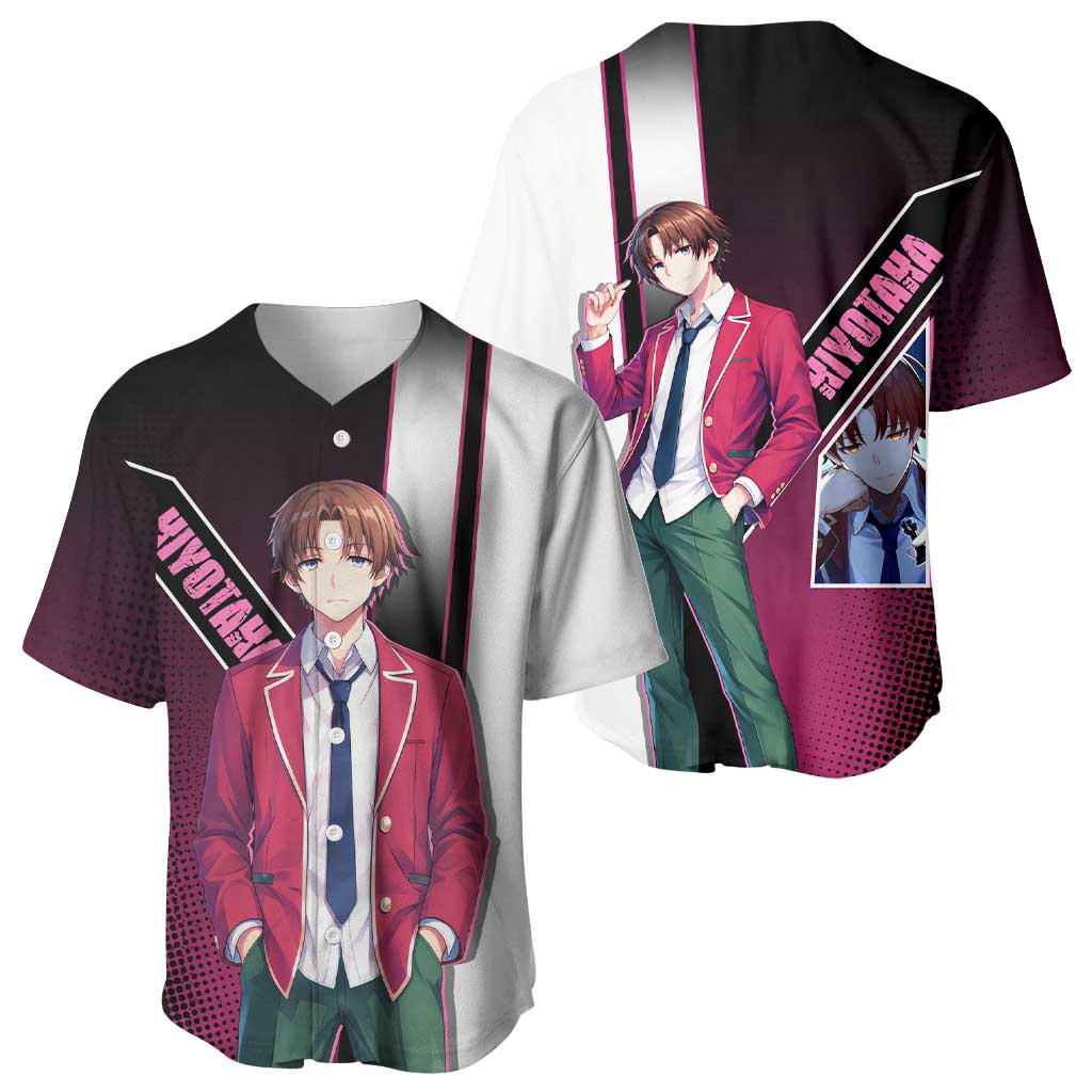 Kiyotaka Ayanokouji Minimalist Strategic Baseball Jersey Kiyotaka Ayanokouji Minimalist Strategic Baseball Jersey