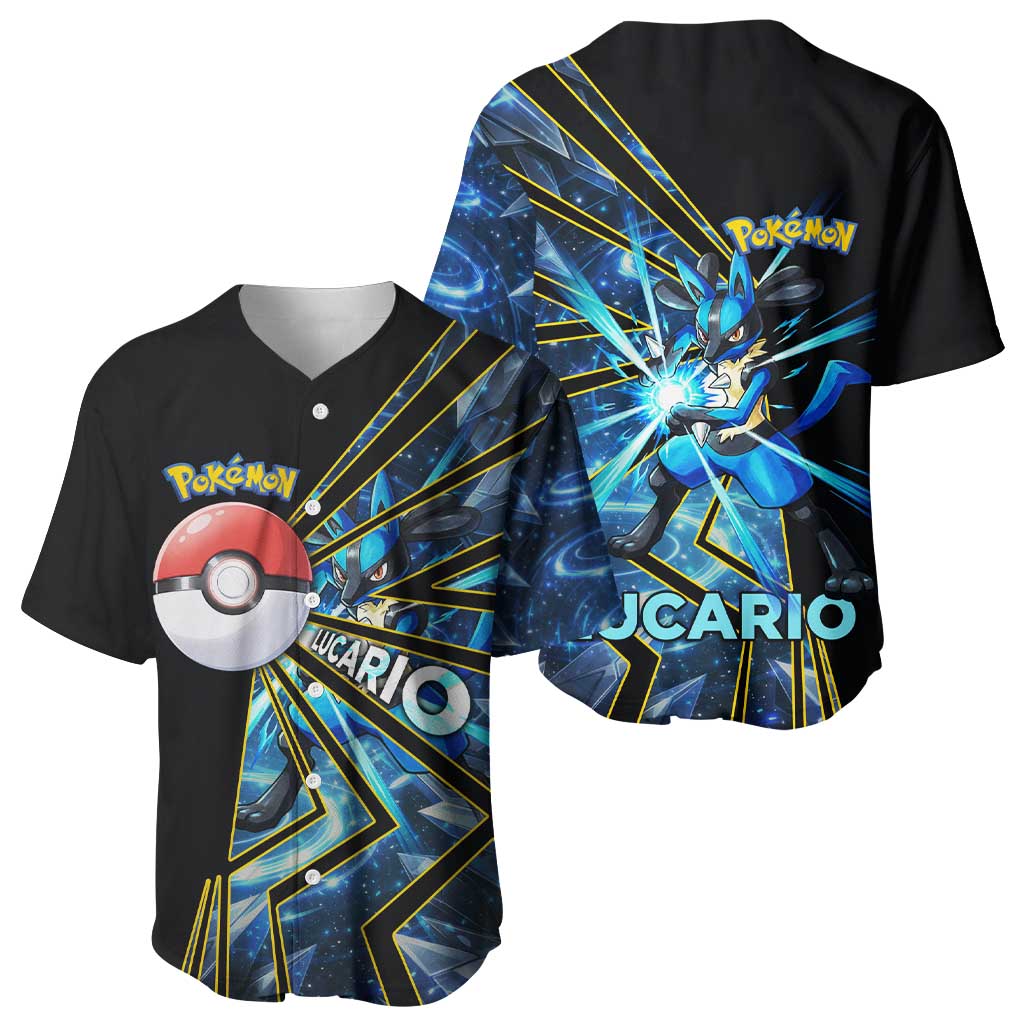 Lucario Blast Baseball Jersey Lucario Blast Baseball Jersey