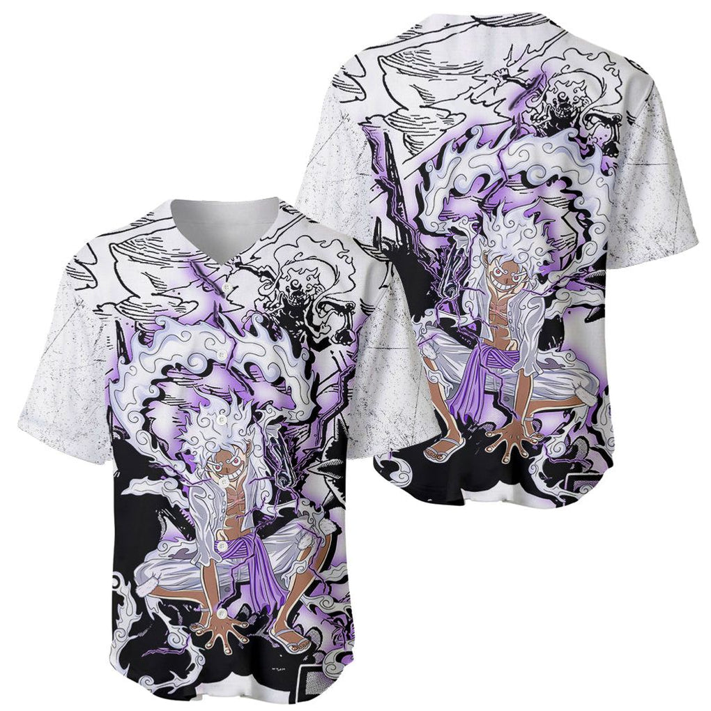 Luffy Strawhat Kaminari Baseball Jersey Luffy Strawhat Kaminari Baseball Jersey