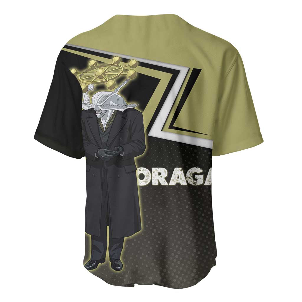 Mahoraga Monochrome Urban Baseball Jersey Mahoraga Monochrome Urban Baseball Jersey