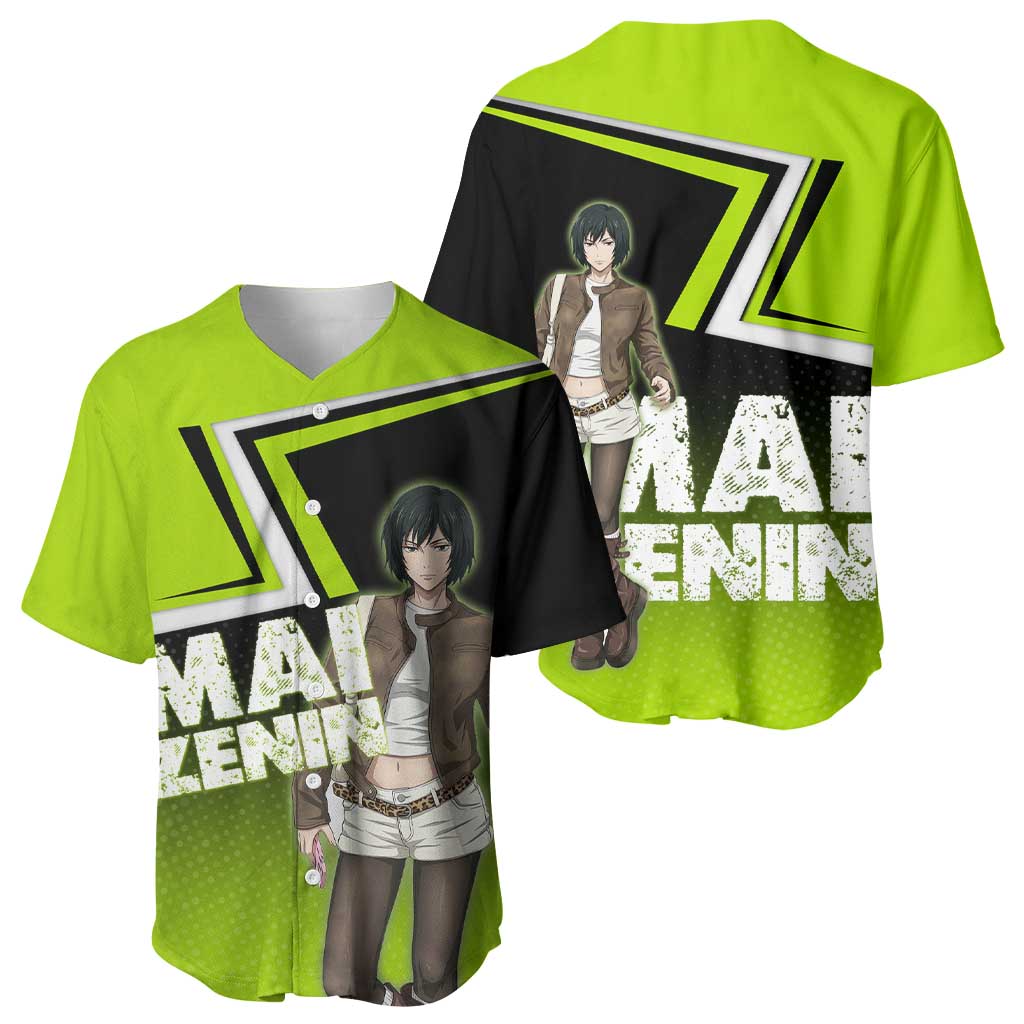 Mai Zenin Edgy Urban Baseball Jersey Mai Zenin Edgy Urban Baseball Jersey