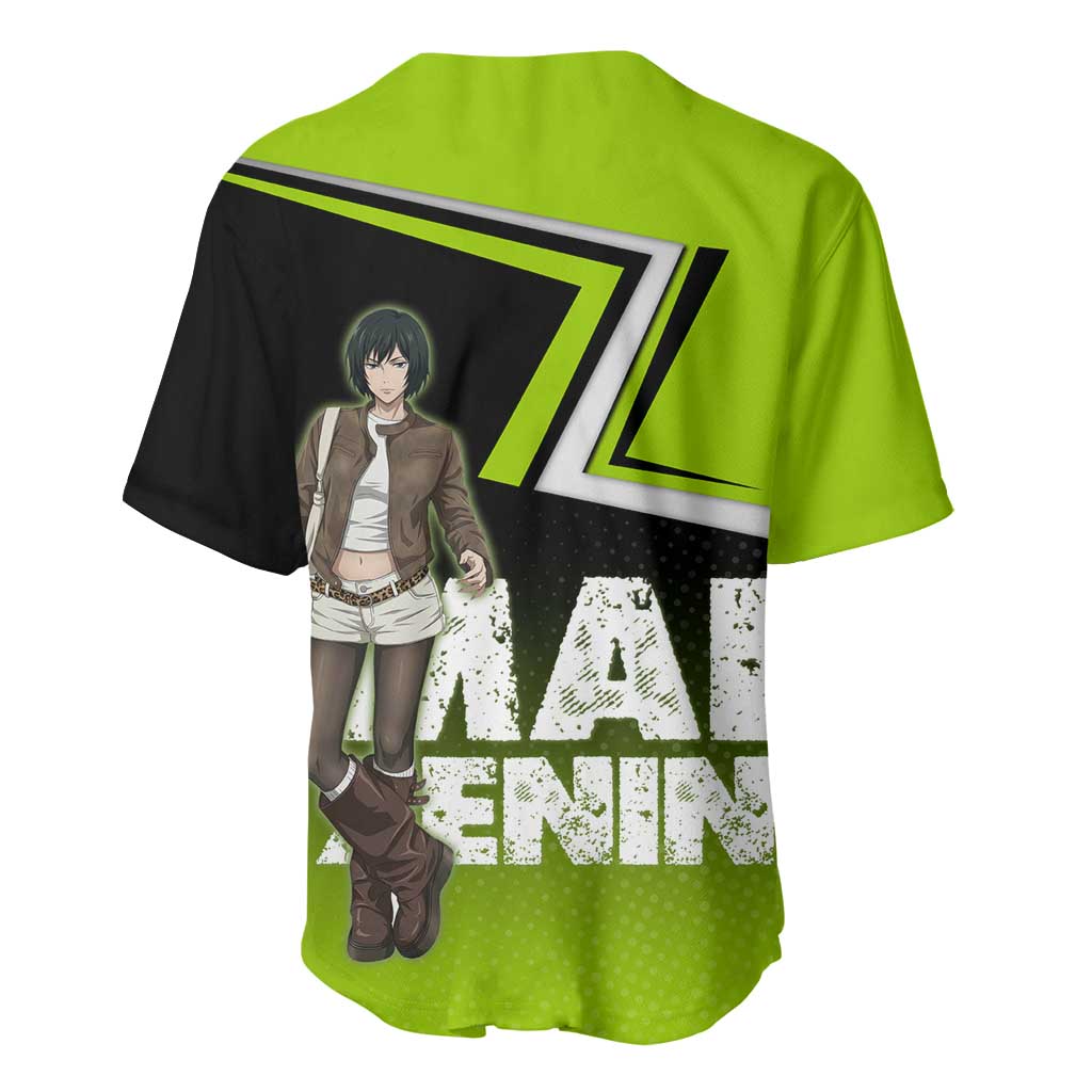 Mai Zenin Edgy Urban Baseball Jersey Mai Zenin Edgy Urban Baseball Jersey