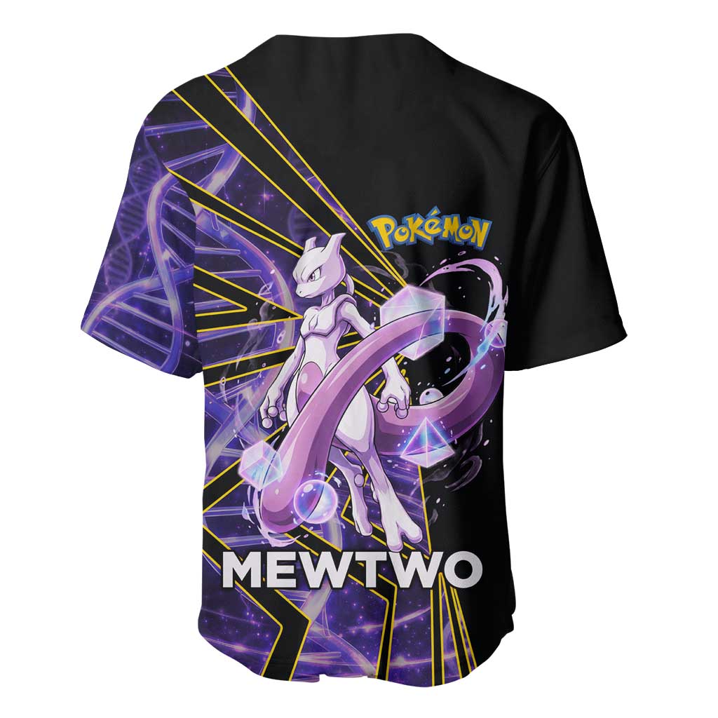 Mewtwo Psychic Dna Baseball Jersey Mewtwo Psychic Dna Baseball Jersey