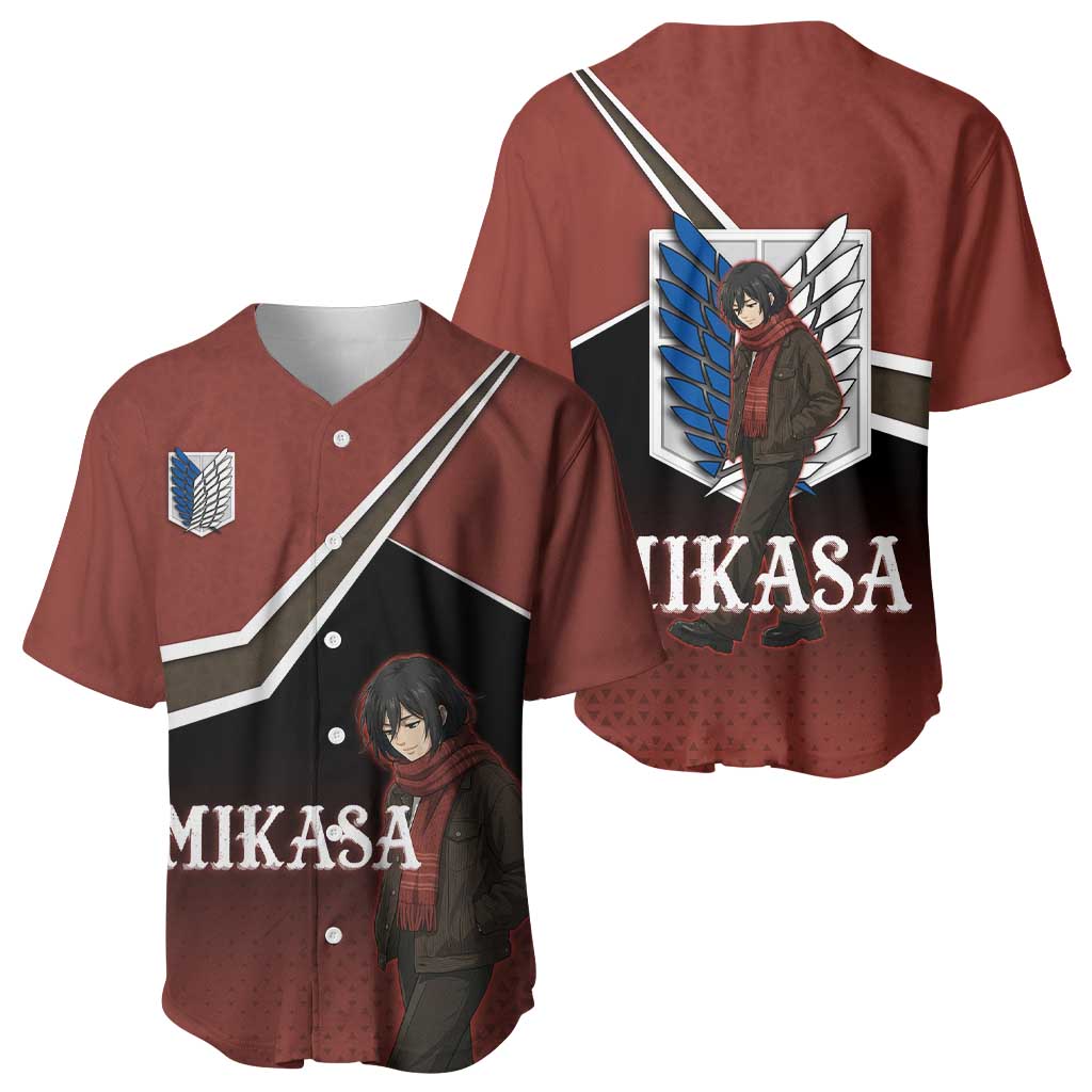 Mikasa Cozy Streetwear Baseball Jersey Mikasa Cozy Streetwear Baseball Jersey