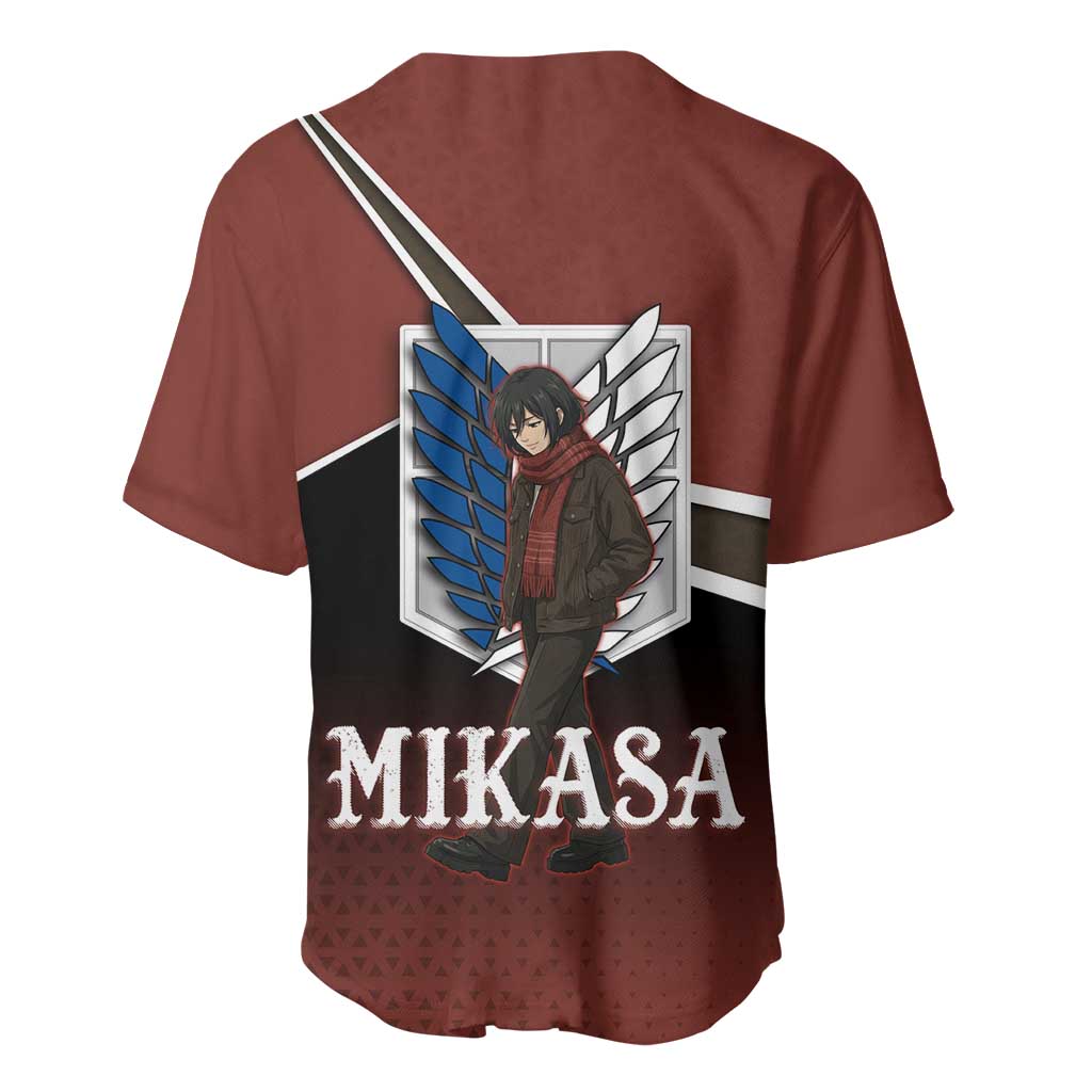 Mikasa Cozy Streetwear Baseball Jersey Mikasa Cozy Streetwear Baseball Jersey