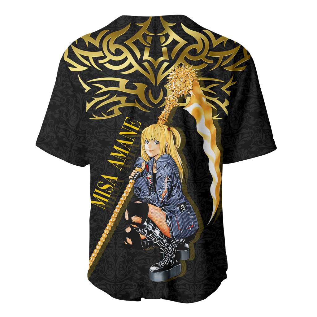 Misa Amane Misa Amane Death Baseball Jersey Misa Amane Misa Amane Death Baseball Jersey
