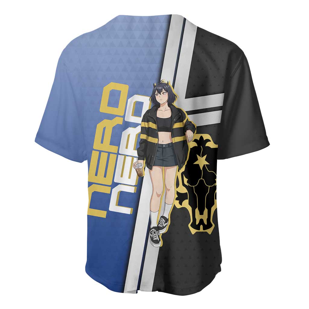 Nero Anime Baseball Jersey Nero Anime Baseball Jersey