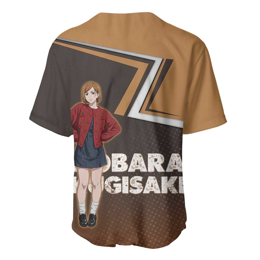 Nobara Kugisaki Jujutsu Kaisen Casual Baseball Jersey Nobara Kugisaki Jujutsu Kaisen Casual Baseball Jersey