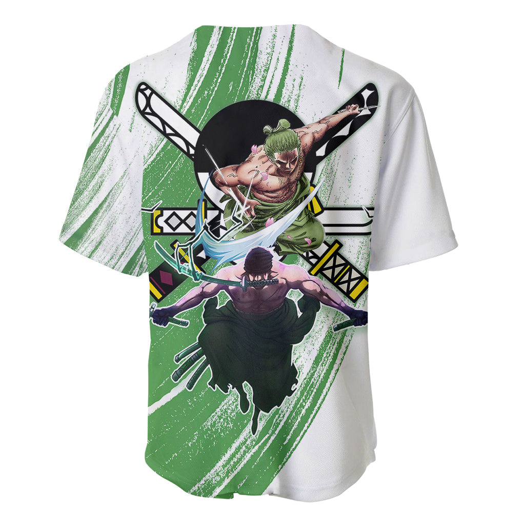 One Piece Roronoa Zoro Wano Baseball Jersey One Piece Roronoa Zoro Wano Baseball Jersey