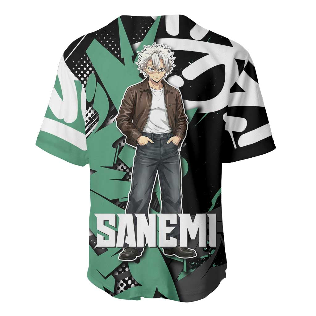 Sanemi Graffiti Street Baseball Jersey Sanemi Graffiti Street Baseball Jersey