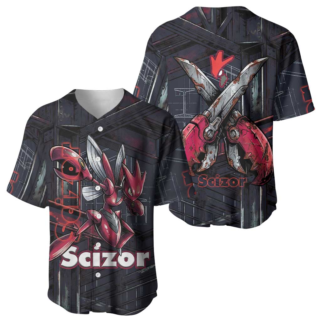 Scizor Battle Scizor Domain Claws Baseball Jersey Scizor Battle Scizor Domain Claws Baseball Jersey