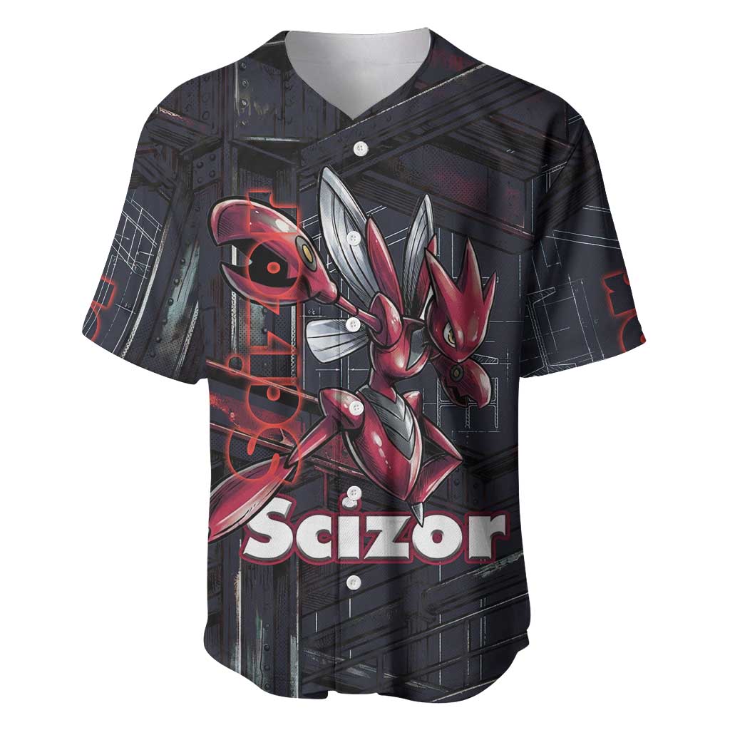 Scizor Battle Scizor Domain Claws Baseball Jersey Scizor Battle Scizor Domain Claws Baseball Jersey