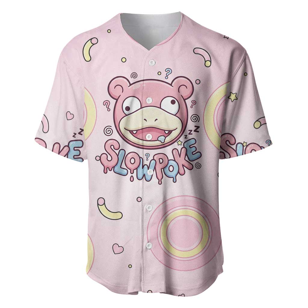 Slowpoke Sleepy Bubblegum Daydream Baseball Jersey Slowpoke Sleepy Bubblegum Daydream Baseball Jersey